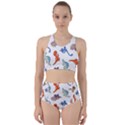 Pattern Dinosaurs Racer Back Bikini Set View1