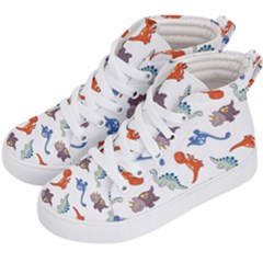 Pattern Dinosaurs Kids  Hi-top Skate Sneakers