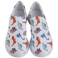 Pattern Dinosaurs Women s Lightweight Slip Ons