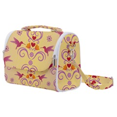 Pattern Bird Flower Satchel Shoulder Bag