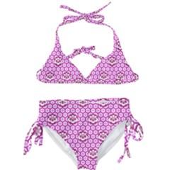 Paulownia Flowers Japanese Style Kids  Classic Bikini Set