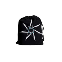 Star Sky Design Decor Drawstring Pouch (small)