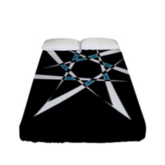 Star Sky Design Decor Fitted Sheet (full/ Double Size)