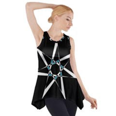 Star Sky Design Decor Side Drop Tank Tunic