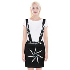 Star Sky Design Decor Braces Suspender Skirt