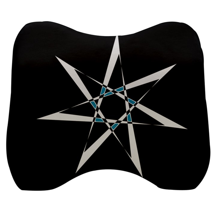 Star Sky Design Decor Velour Head Support Cushion