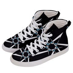 Star Sky Design Decor Men s Hi-top Skate Sneakers