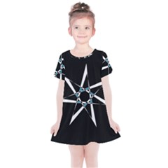 Star Sky Design Decor Kids  Simple Cotton Dress