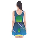 Rocket Spaceship Space Scoop Neck Skater Dress View2