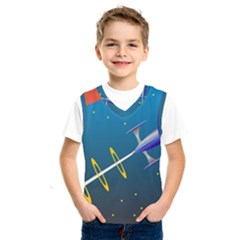 Rocket Spaceship Space Galaxy Kids  Sportswear