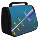 Rocket Spaceship Space Galaxy Full Print Travel Pouch (Big) View2