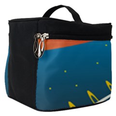 Rocket Spaceship Space Galaxy Make Up Travel Bag (small) by HermanTelo