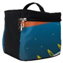 Rocket Spaceship Space Galaxy Make Up Travel Bag (Small) View1