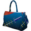 Rocket Spaceship Space Galaxy Duffel Travel Bag View1