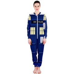 Tardis Doctor Who Time Travel Onepiece Jumpsuit (ladies)  by HermanTelo