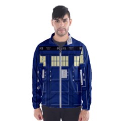 Tardis Doctor Who Time Travel Men s Windbreaker by HermanTelo