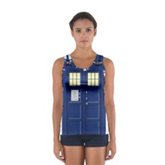 Tardis Doctor Who Time Travel Sport Tank Top 