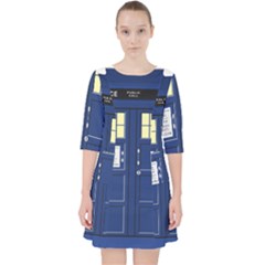 Tardis Doctor Who Time Travel Pocket Dress