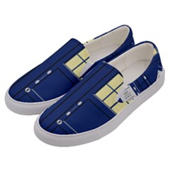 Tardis Doctor Who Time Travel Men s Canvas Slip Ons by HermanTelo