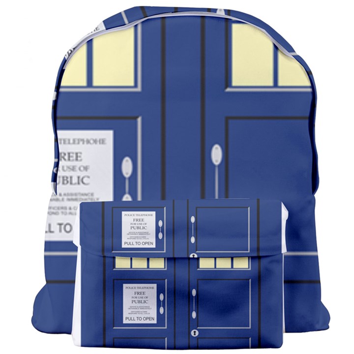 Tardis Doctor Who Time Travel Giant Full Print Backpack