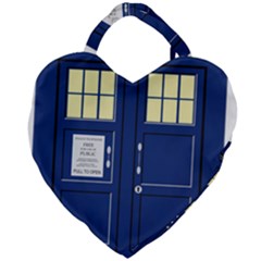 Tardis Doctor Who Time Travel Giant Heart Shaped Tote