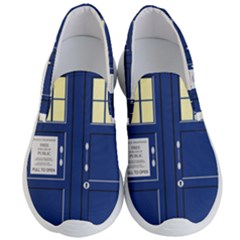 Tardis Doctor Who Time Travel Men s Lightweight Slip Ons by HermanTelo