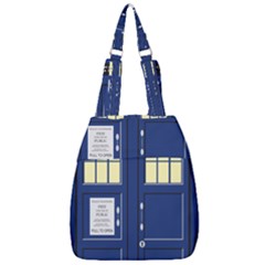 Tardis Doctor Who Time Travel Center Zip Backpack by HermanTelo