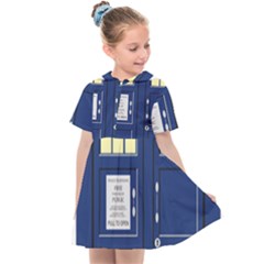 Tardis Doctor Who Time Travel Kids  Sailor Dress by HermanTelo