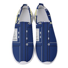 Tardis Doctor Who Time Travel Women s Slip On Sneakers