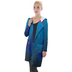 Tardis Doctor Time Travel Hooded Pocket Cardigan