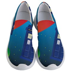 Tardis Doctor Time Travel Women s Lightweight Slip Ons by HermanTelo