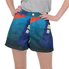 Tardis Doctor Time Travel Ripstop Shorts