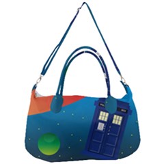 Tardis Doctor Time Travel Removal Strap Handbag by HermanTelo