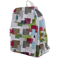 Wallpaper Texture Plaid Top Flap Backpack by HermanTelo