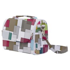 Wallpaper Texture Plaid Satchel Shoulder Bag