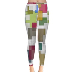 Wallpaper Texture Plaid Inside Out Leggings