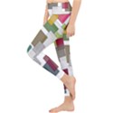 Wallpaper Texture Plaid Lightweight Velour Classic Yoga Leggings View3