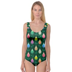 Tulips Seamless Pattern Background Princess Tank Leotard 