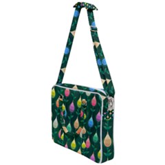 Tulips Seamless Pattern Background Cross Body Office Bag by HermanTelo