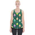 Tulips Seamless Pattern Background Piece Up Tank Top View1