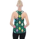 Tulips Seamless Pattern Background Piece Up Tank Top View2