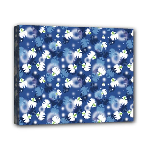 White Flowers Summer Plant Canvas 10  X 8  (stretched)