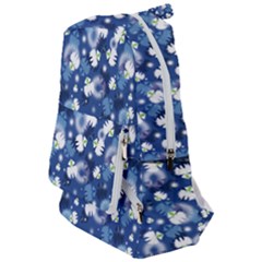 White Flowers Summer Plant Travelers  Backpack