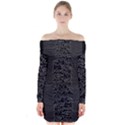 Fur Division Long Sleeve Off Shoulder Dress View1