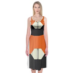 Juul Mango Pod Midi Sleeveless Dress by TheAmericanDream