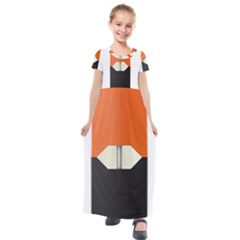 Juul Mango Pod Kids  Short Sleeve Maxi Dress by TheAmericanDream