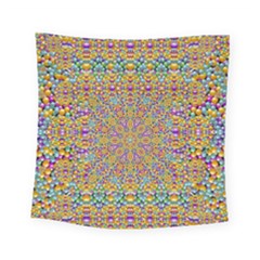 Pearl And Pearls And A Star Festive Square Tapestry (small) by pepitasart