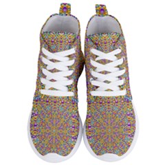 Pearl And Pearls And A Star Festive Women s Lightweight High Top Sneakers by pepitasart