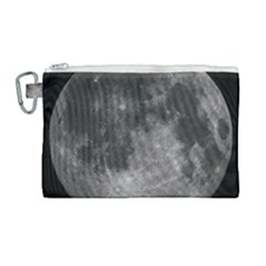 Full Moon Canvas Cosmetic Bag (large) by TheAmericanDream