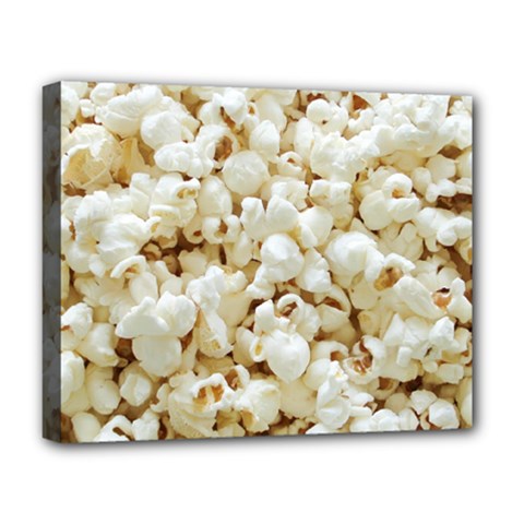 Popcorn Deluxe Canvas 20  X 16  (stretched) by TheAmericanDream